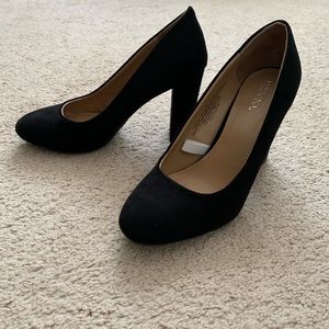 Merona Faux Suede Chunky Heel Size 6.5